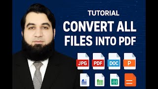 How to convert jpg file into pdf | any file into pdf