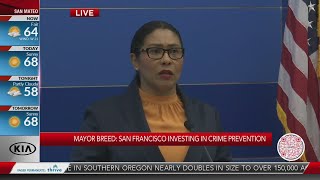 FULL PRESSER: Mayor Breed, SF investing in crime prevention