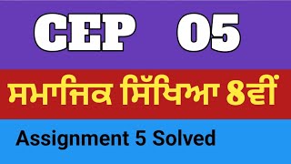 Celebrity CEP Assignment 05  Class 8th Social Science // CEP 2025 pseb Net Worth