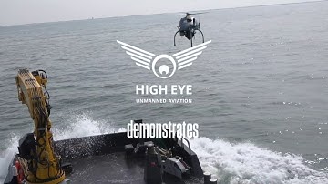 High Eye demonstrating HEF 32 VTOL BVLOS UAV for long range BVLOS and maritime missions