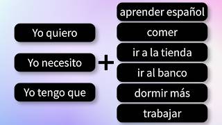 How to use sentence patterns to learn Spanish faster