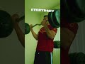3x8 45 kg z Barbell curl #homegym #barbellcurl #motivation #fitness #mentalite #biceps