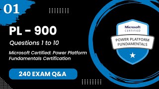 PL-900 Q&A #1 - Microsoft Power Platform Fundamentals Profile