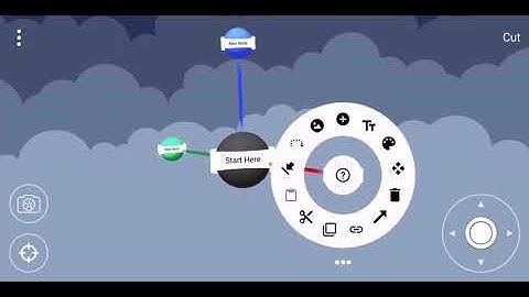How to cut a node in Mind Map AR