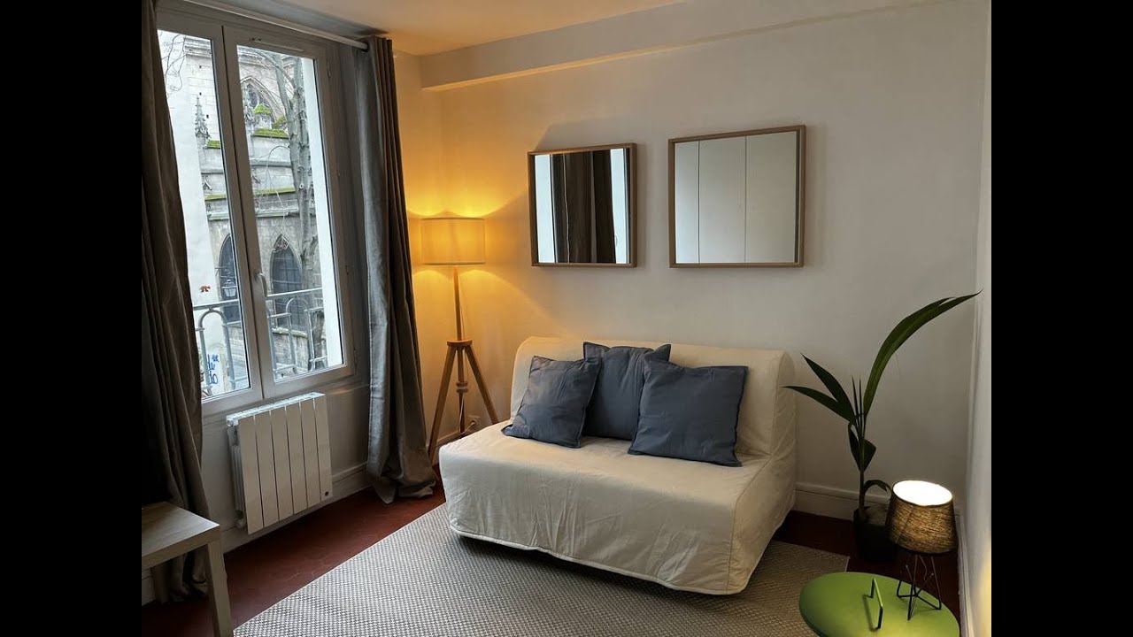Vidéo Location meublée studio 20&nbsp;m² Paris 4E (75004)