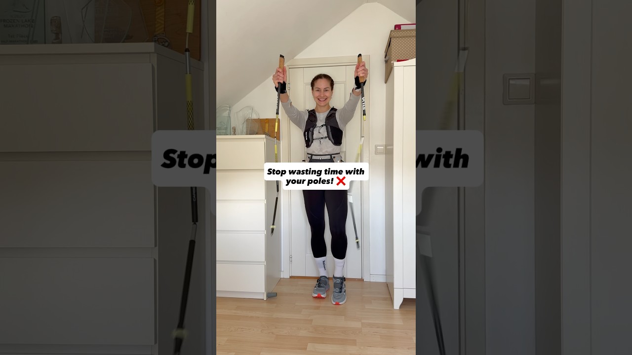 Stop wasting time with your running poles! ❌ #runningtips