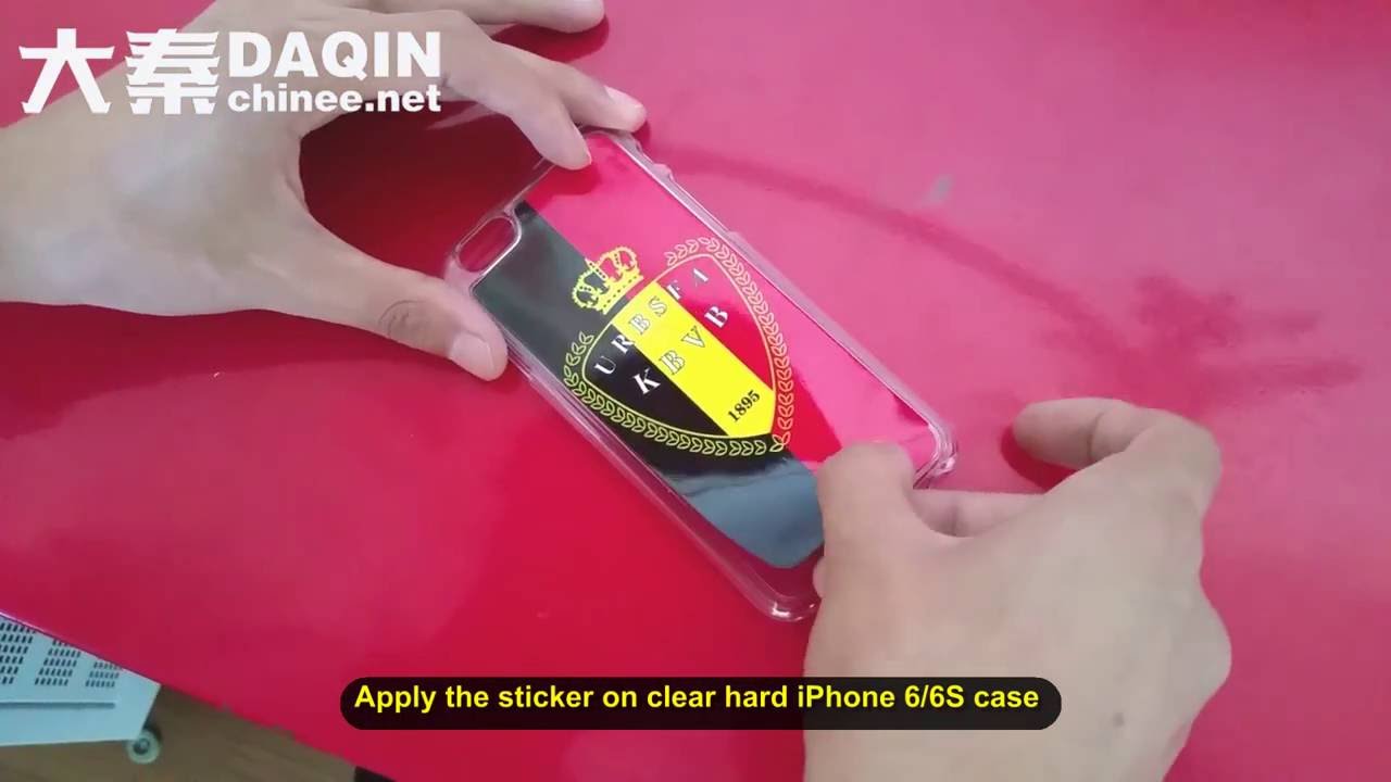 How to make custom clear hard iPhone 6/6S case YouTube