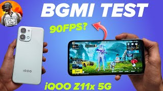 iQOO Z11x  - BGMI Test, Heating &amp; Battery Test | MediaTek Dimensity 7400 Turbo ⚡