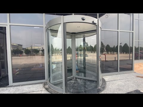 Video Thiết kế lắp đặt Cửa xoay tròn tự động 360 độ nhiều... - youtube