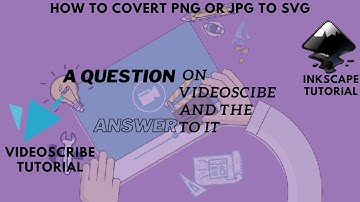 Videoscribe Tutorial | How to convert png or jpg file format to svg file format.| Inscape Tutorial |