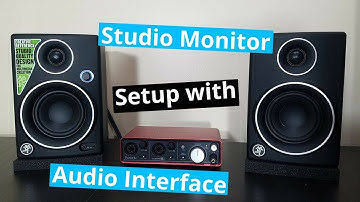 Studio Monitor Setup Guide (2019) | Mackie CR3 & Audio Interface Setup
