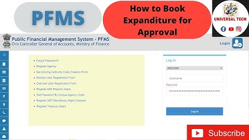 PFMS - How to Book Expenditure for Approval (Part - II) - Latest Version