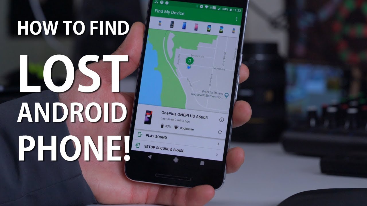 How to Find a Lost Android Phone! [Find My Phone App] - YouTube