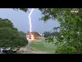 Lightning strikes at the 2019 us womens open