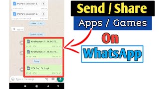 How to Send or Share Apps Games on WhatsApp in 2023 screenshot 5