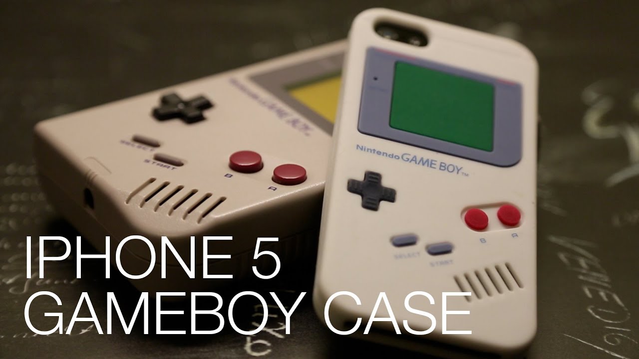 iPhone 5 Gameboy Case VS REAL Nintendo Gameboy!!