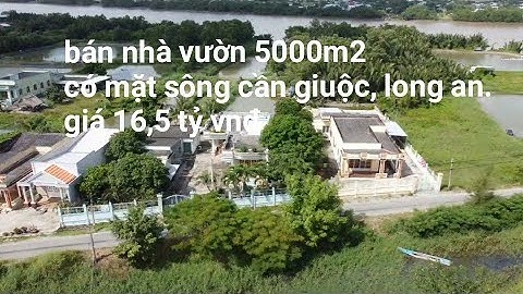 bán nhà vườn 5000m2 gần cảng quốc tế long an | đất diện tích lớn cần giuộc long an