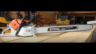 First Look!!   Stihl MS 500i..FINALLY in Appalachia!