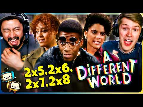 Thumbnail for A DIFFERENT WORLD (1988) 2x5, 2x6, 2x7, 2x8 Reaction! | Jasmine Guy, Kadeem Hardison, w/ Jaby Koay
