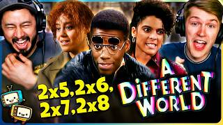 A DIFFERENT WORLD (1988) 2x5, 2x6, 2x7, 2x8 Reaction! | Jasmine Guy, Kadeem Hardison, w/ Jaby Koay