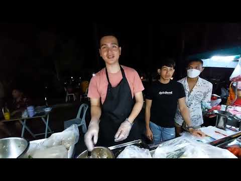 สามทหารเรือขายดียำไม่หยุด คนรุมเต็มร้านขายดีมาก บรรยากาศดีไม่มีฝน!!...