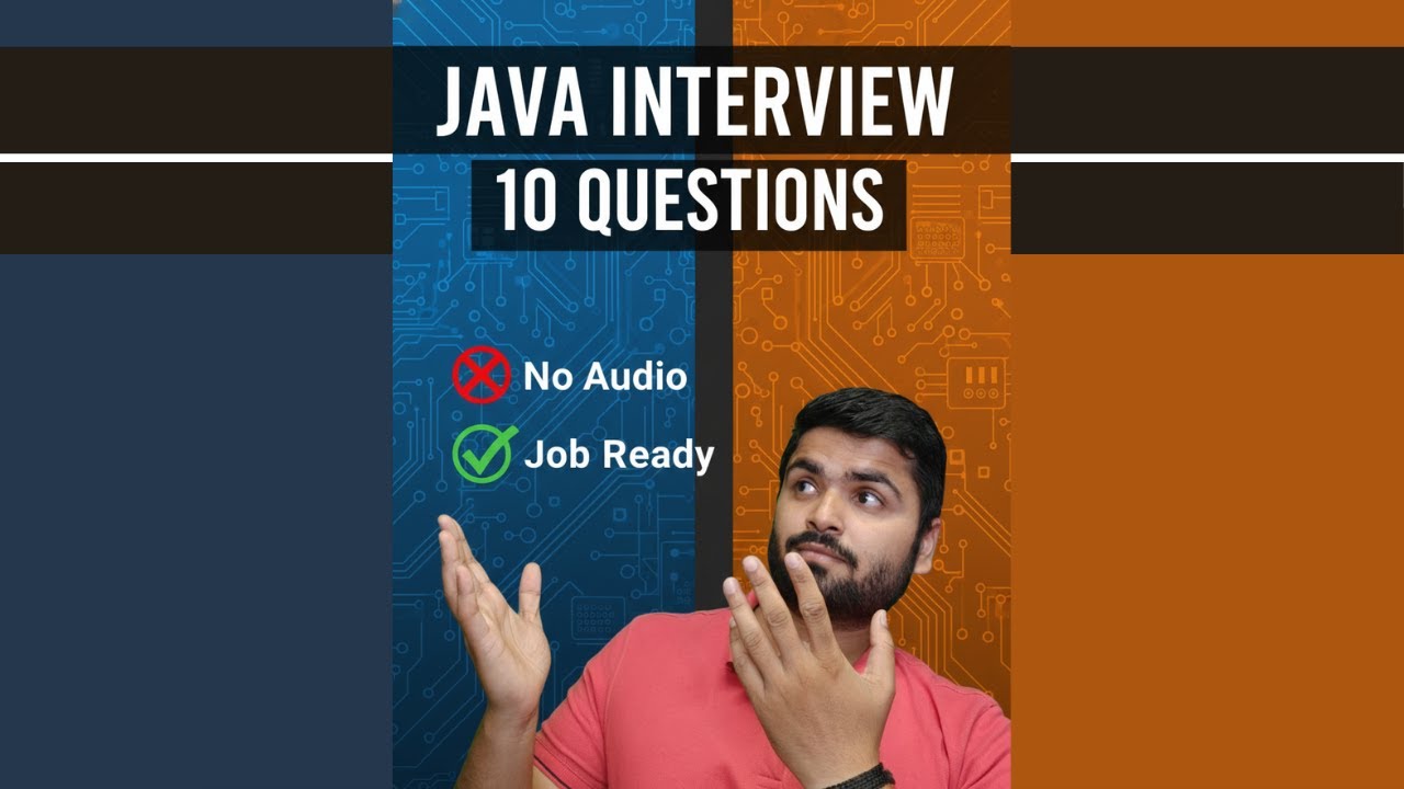 Part 1 Core Java Interview Questions & Answers | No Audio | Placement ...