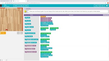How bounce works  in code.org