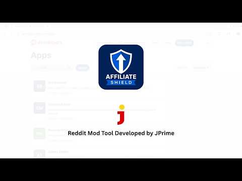 Affiliate Shield — Auto-Detect Affiliate Links on Reddit (Devvit Mod App)