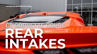 C8 Corvette Coupe Rear Intake Ports Installation Guide | 50-4-122 | ACS Composite