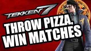Winning Matches By Throwing Pizza | Tekken 7