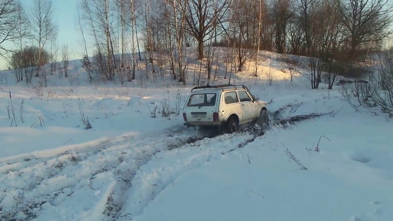 Белая Нива 21213 Зимнее дурачество / Lada Niva Winter Белая Нива 21213 Зимнее дурачество / Lada Niva Winter