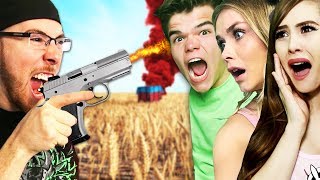 4 Youtubers Vs 96 Zombies Battlegrounds