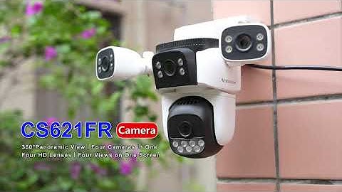 VStarcam CS621FR - All-round protection, peace of mind at all times.