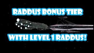 SWGOH // Raddus Bonus Tier (with a level 1 Raddus)