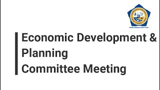 Economic Development & Community Planning Committee