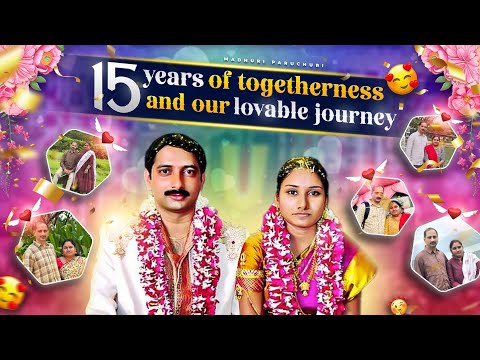 15 years of togetherness and our lovable journey 💖👩‍❤️‍👨