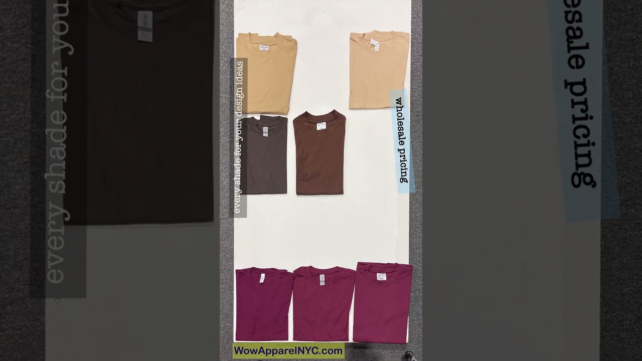 Brown Blank Shirts in Bulk — Made for Your Brand