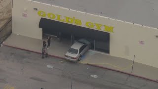 Driver Crashes Into Gold's Gym