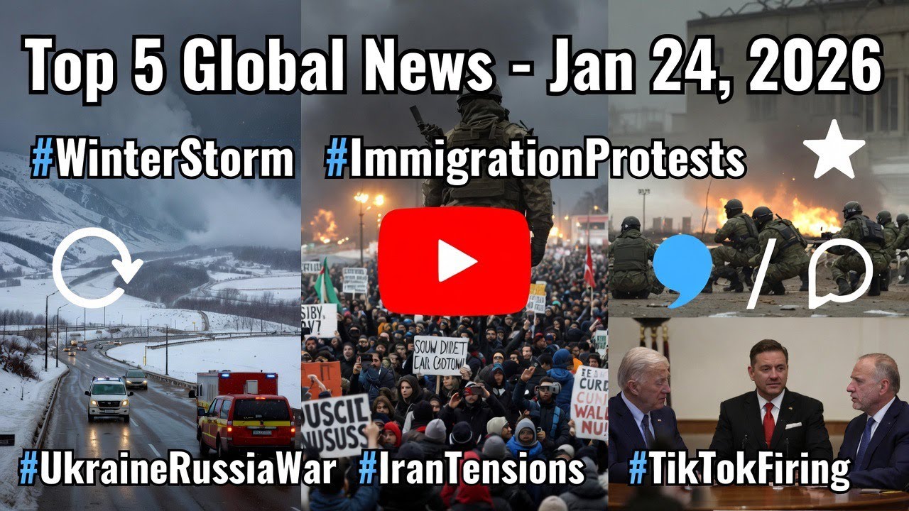 Recent Topics Top 5 Global News Headlines – January 24, 2026 (Part 1) | Wisdom General