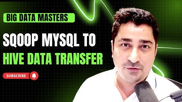 Sqoop Mysql To Hive Data Transfer | Big data Masters | Euron