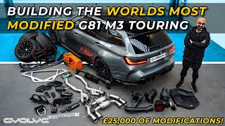 THE WORLDS MOST MODIFIED G81 M3 TOURING  FULL CSL BUILD START TO FINISH