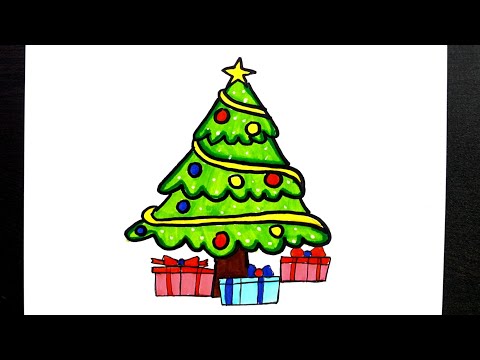 Video: Cara Melukis Pokok Krismas Secara Berperingkat