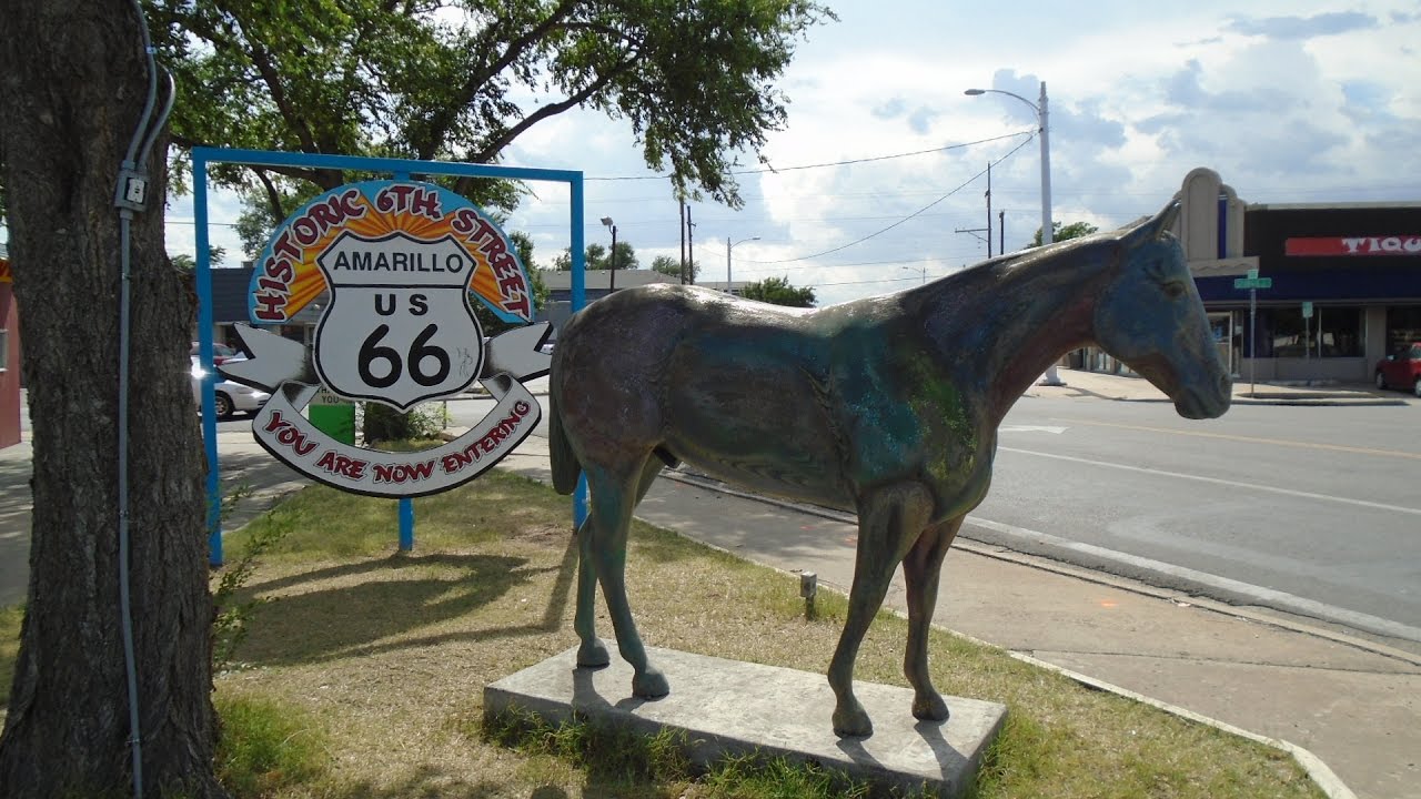 ROUTE 66, AMARILLO, TEXAS, USA