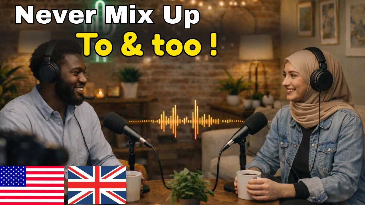 Stop Confusing TO & TOO! | Easy English Conversation Practice