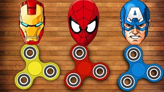 Wrong Heads Top Superheroes With Spinner - Puzzle Gameㅣ아이언맨 스파이더맨 캡틴 헐크 변신