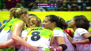 FULL MATCH SET 1 GRAND FINAL PROLIGA 2018 PUTRI BANK SUMSEL VS JAKARTA PERTAMINA ENERGY