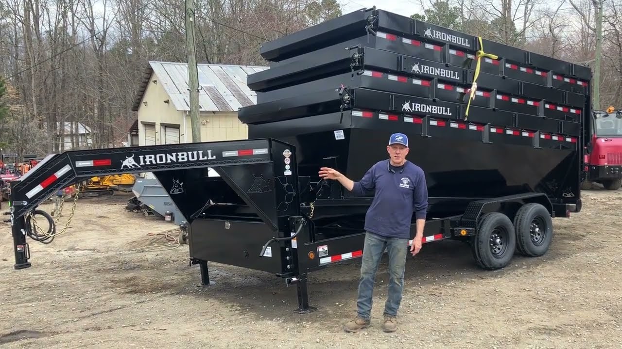 2023 Iron Bull DBG Gooseneck 14k 7k Axles Roll Off Dumpster Trailer 2023 Iron Bull DBG Gooseneck 14k 7k Axles Roll Off Dumpster Trailer