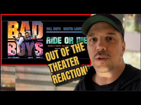 Bad Boys: Ride Or Die Out Of The Theater Reaction!