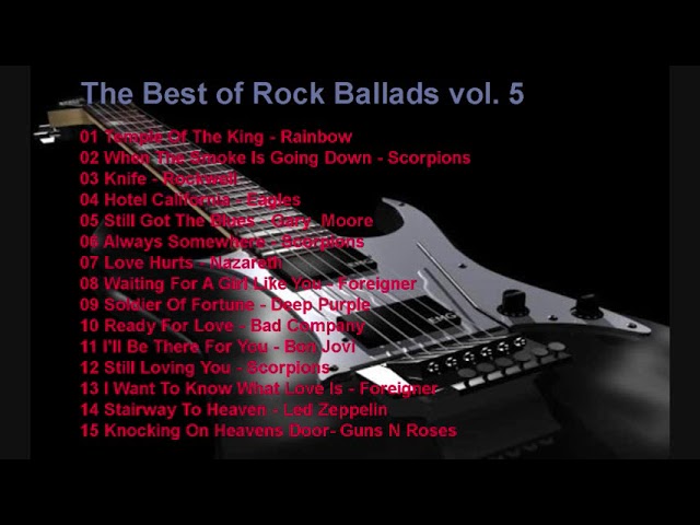 Rock Ballads vol. 5 | Bon Jovi,Deep Purple,Led Zeppelin,Bad Company class=