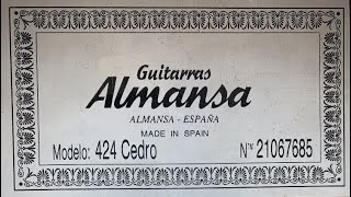 Гитара Almansa 424 - кедр массив - Layla Eric Clapton Гитара Almansa 424 - кедр массив - Layla Eric Clapton